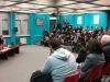 UNA DOCENTE RESPONSABILE DELL'ORIENTAMENTO PRESENTA IL PROGETTO DELLA SCUOLA E LA CONFERENZA